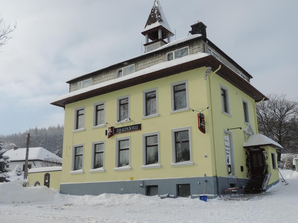 Pension Zur Alten Schule Bärenstein Esterno foto